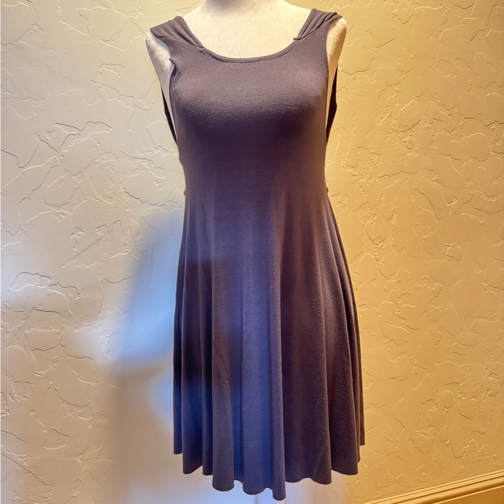 Rachel Pally Gray Sleeveless Scoop Neck Tunic